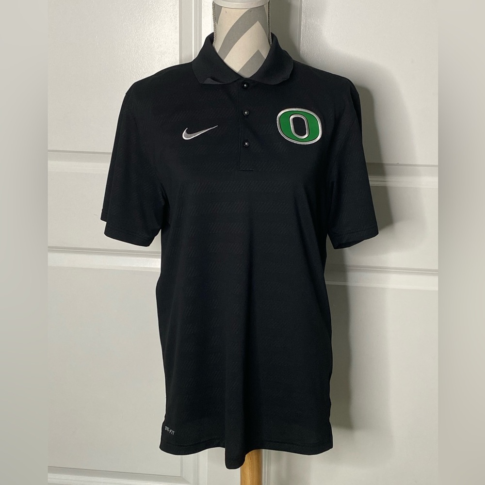 Nike Black Small Oregon Ducks Polo